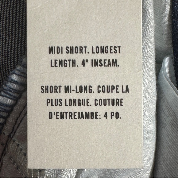 NWT Hollister midi short size 5, w27", 4" inseam, dark wash, denim - Picture 9 of 13